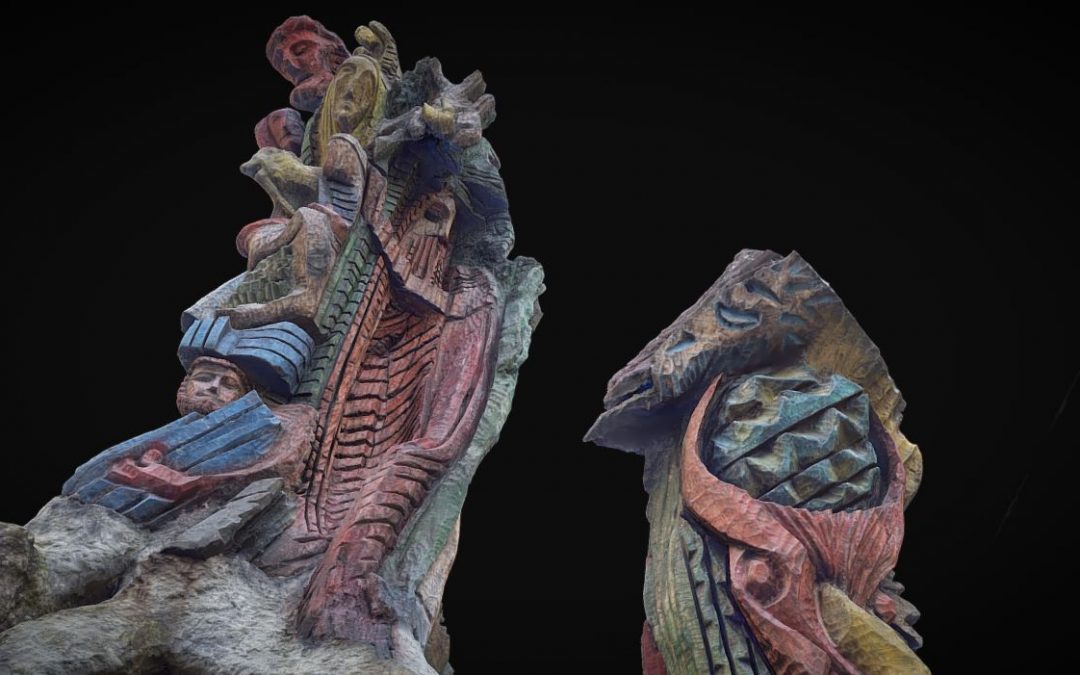 Escultura Raices Alsasuarras