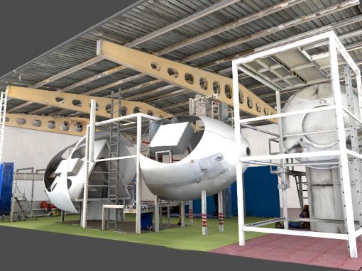 Escaneado 3D nave industrial
