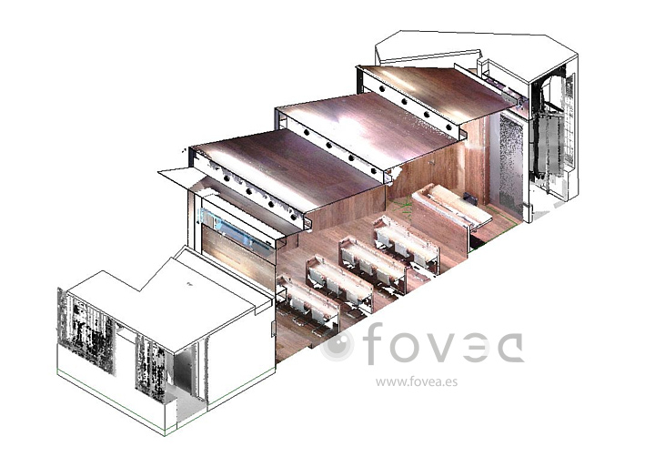 Medicion BIM nube de puntos y modelado 3d
